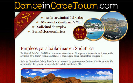 danceincapetown.com screenshot